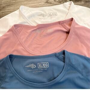 Lot of 3 Reel Life Men's Long Sleeve UV Protective Shirts Size XL